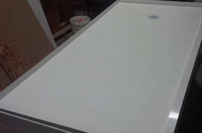 Custom Shower Base - White