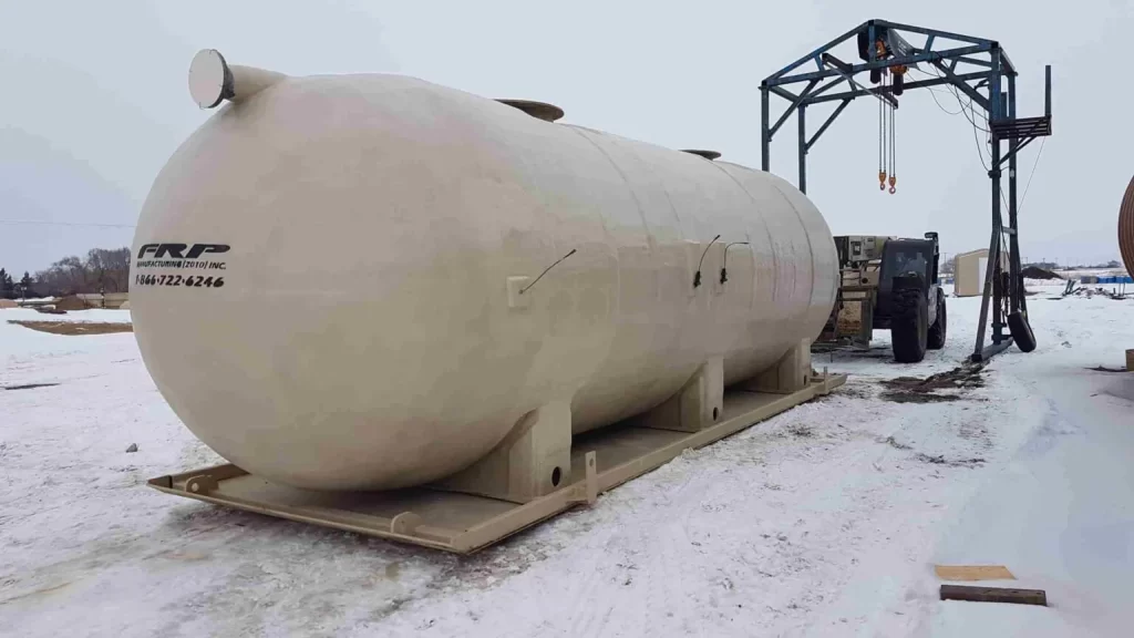 Winter Is No Match For Fiberglass Tanks